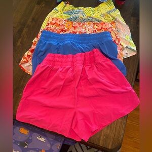 Avia running shorts with bike liner